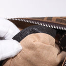 FENDI Zucca Canvas Celesia Shoulder Bag Brown Silver 8BT109 Auth SW2643V-23