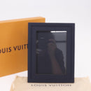 LOUIS VUITTON Cardul Photo Henri MM Photo Frame Leather Navy R98155 Auth SW2644M-12