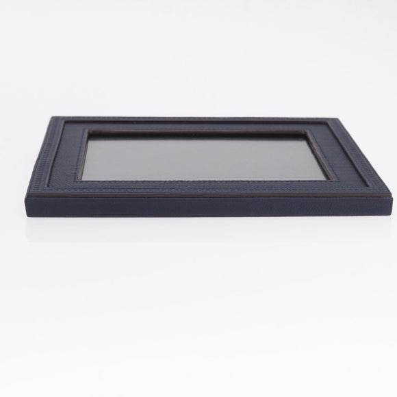 LOUIS VUITTON Cardul Photo Henri MM Photo Frame Leather Navy R98155 Auth SW2644M