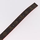 LOUIS VUITTON Monogram Ceinture LV Initials Belt Red LV Auth SW2645M-7
