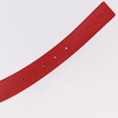 LOUIS VUITTON Monogram Ceinture LV Initials Belt Red LV Auth SW2645M-8