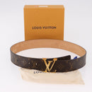 LOUIS VUITTON Monogram Ceinture LV Initials Belt LV Auth SW2646M-12