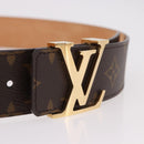 LOUIS VUITTON Monogram Ceinture LV Initials Belt LV Auth SW2646M-5