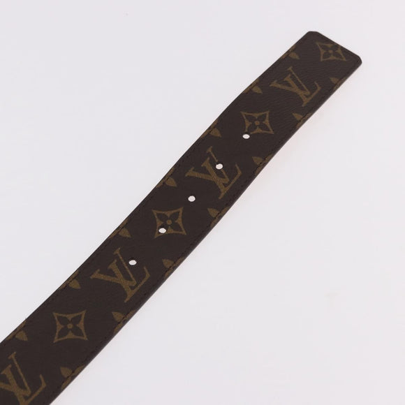 LOUIS VUITTON Monogram Ceinture LV Initials Belt LV Auth SW2646M