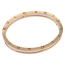 BVLGARI P-Zero One S Bracelet 750PG 26.18g Gold White Auth SW2647SM-1