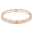 BVLGARI P-Zero One S Bracelet 750PG 26.18g Gold White Auth SW2647SM-2