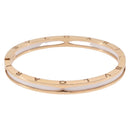 BVLGARI P-Zero One S Bracelet 750PG 26.18g Gold White Auth SW2647SM-3