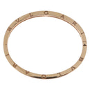BVLGARI P-Zero One S Bracelet 750PG 26.18g Gold White Auth SW2647SM-6
