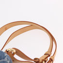 LOUIS VUITTON Monogram Denim Sac A Dos PM Backpack Blue LV Auth SW2648SM-10
