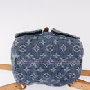 LOUIS VUITTON Monogram Denim Sac A Dos PM Backpack Blue LV Auth SW2648SM-12