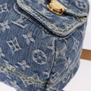 LOUIS VUITTON Monogram Denim Sac A Dos PM Backpack Blue LV Auth SW2648SM-14