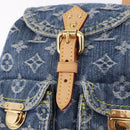 LOUIS VUITTON Monogram Denim Sac A Dos PM Backpack Blue LV Auth SW2648SM-19