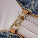 LOUIS VUITTON Monogram Denim Sac A Dos PM Backpack Blue LV Auth SW2648SM-21