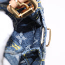LOUIS VUITTON Monogram Denim Sac A Dos PM Backpack Blue LV Auth SW2648SM-27