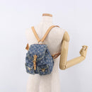 LOUIS VUITTON Monogram Denim Sac A Dos PM Backpack Blue LV Auth SW2648SM-29