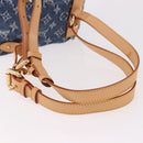 LOUIS VUITTON Monogram Denim Sac A Dos PM Backpack Blue LV Auth SW2648SM-9