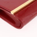 LOUIS VUITTON Monogram Vernis Clutch Ana Pomme D'amour M90095 LV Auth SW2650M-13