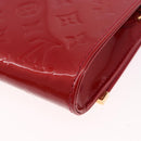 LOUIS VUITTON Monogram Vernis Clutch Ana Pomme D'amour M90095 LV Auth SW2650M-16