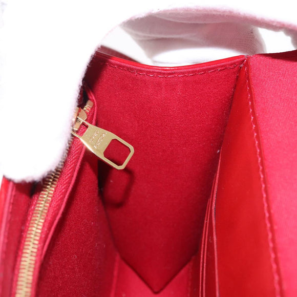LOUIS VUITTON Monogram Vernis Clutch Ana Pomme D'amour M90095 LV Auth SW2650M