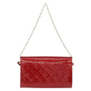 LOUIS VUITTON Monogram Vernis Clutch Ana Pomme D'amour M90095 LV Auth SW2650M-3