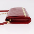 LOUIS VUITTON Monogram Vernis Clutch Ana Pomme D'amour M90095 LV Auth SW2650M-5