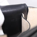 GIVENCHY Chain Shoulder Bag Leather Black Gold Auth SW2652M-11