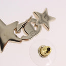 CHANEL Rhinestone COCO Mark Earring Metal Gold Tone CC Auth SW2653SM-12