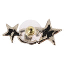 CHANEL Rhinestone COCO Mark Earring Metal Gold Tone CC Auth SW2653SM-4
