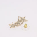 CHANEL Rhinestone COCO Mark Earring Metal Gold Tone CC Auth SW2653SM-6