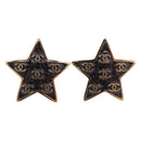 CHANEL Star Coco Mark Pierce Metal Gold Tone CC Auth SW2654SAM-13