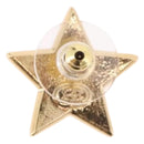 CHANEL Star Coco Mark Pierce Metal Gold Tone CC Auth SW2654SAM-3