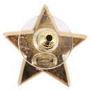CHANEL Star Coco Mark Pierce Metal Gold Tone CC Auth SW2654SAM-7
