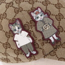 GUCCI GG Canvas Yuko Higuchi Baseball Cap Beige Pink Auth SW2657SM-5