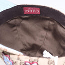 GUCCI GG Canvas Yuko Higuchi Baseball Cap Beige Light Blue Auth SW2658SM-15