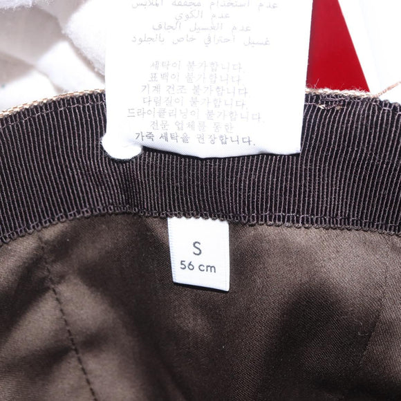 GUCCI GG Canvas Yuko Higuchi Baseball Cap Beige Light Blue Auth SW2658SM