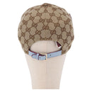 GUCCI GG Canvas Yuko Higuchi Baseball Cap Beige Light Blue Auth SW2658SM-2