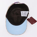 GUCCI GG Canvas Yuko Higuchi Baseball Cap Beige Light Blue Auth SW2658SM-8