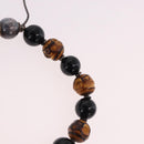 GUCCI Beads Bracelet Metal Multicolor Silver Auth SW2659M-12