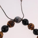 GUCCI Beads Bracelet Metal Multicolor Silver Auth SW2659M-13