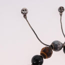 GUCCI Beads Bracelet Metal Multicolor Silver Auth SW2659M-14