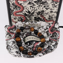 GUCCI Beads Bracelet Metal Multicolor Silver Auth SW2659M-18