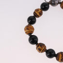 GUCCI Beads Bracelet Metal Multicolor Silver Auth SW2659M-4