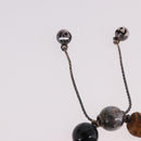 GUCCI Beads Bracelet Metal Multicolor Silver Auth SW2659M-7