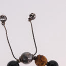 GUCCI Beads Bracelet Metal Multicolor Silver Auth SW2659M-8