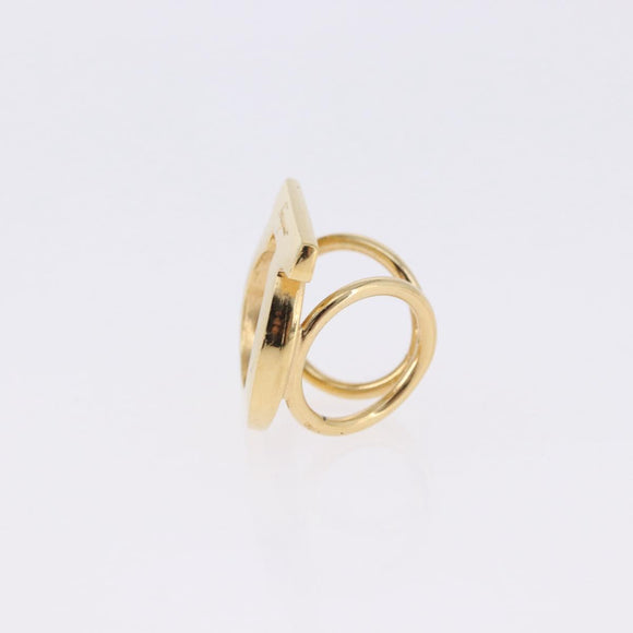 Salvatore Ferragamo Pierce Brooch Ring Metal 5 Set Gold Silver Auth SW2660