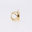 Salvatore Ferragamo Pierce Brooch Ring Metal 5 Set Gold Silver Auth SW2660-11