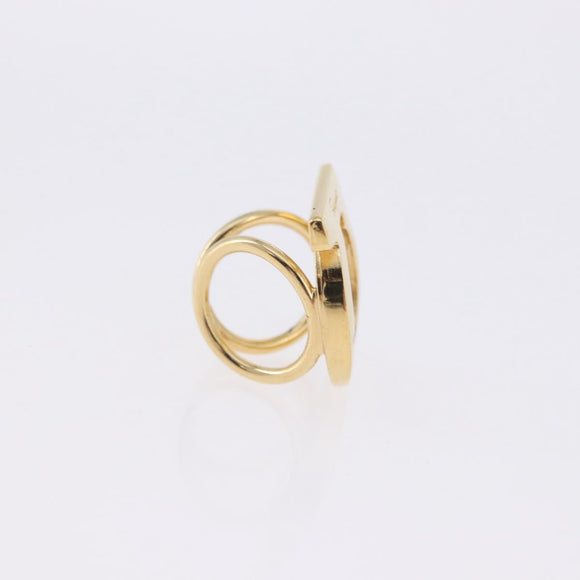 Salvatore Ferragamo Pierce Brooch Ring Metal 5 Set Gold Silver Auth SW2660