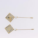 Salvatore Ferragamo Pierce Brooch Ring Metal 5 Set Gold Silver Auth SW2660-14