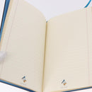 GUCCI GG Supreme Disney Donald Duck Note Book Leather Beige Blue Auth SW2661M-10