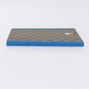 GUCCI GG Supreme Disney Donald Duck Note Book Leather Beige Blue Auth SW2661M-4